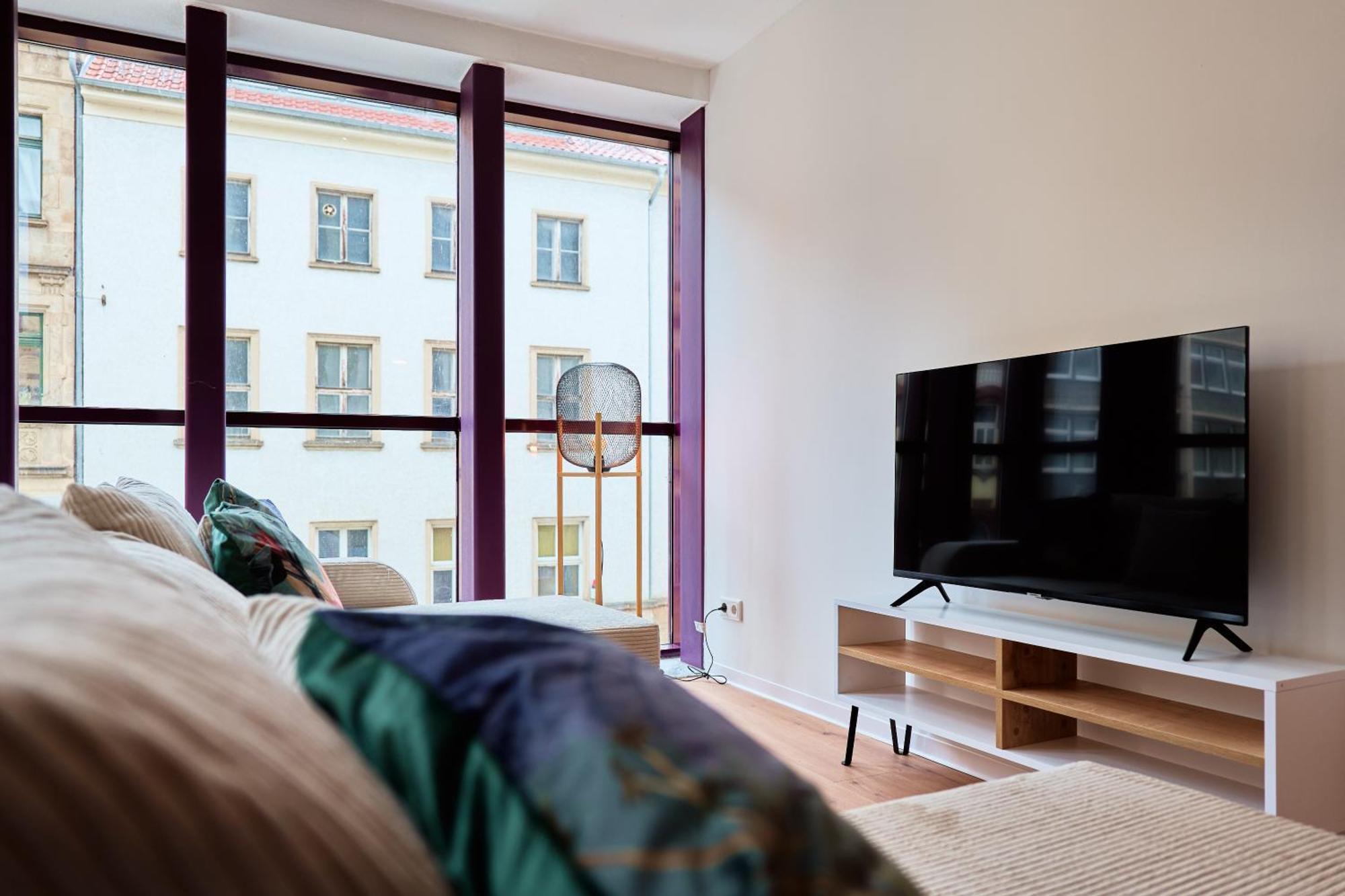Stylisches Apartment I Fahrstuhl I Bahnhofsnah แอร์ฟวร์ท ภายนอก รูปภาพ